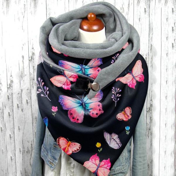 scarves women 2021 winter warm fashion butterfly printing button soft wrap casual shawls bufanda foulard d5, Blue;gray
scarves women 2021 winter warm fashion butterfly printing button soft wrap casual shawls bufanda foulard d5, Blue;gray