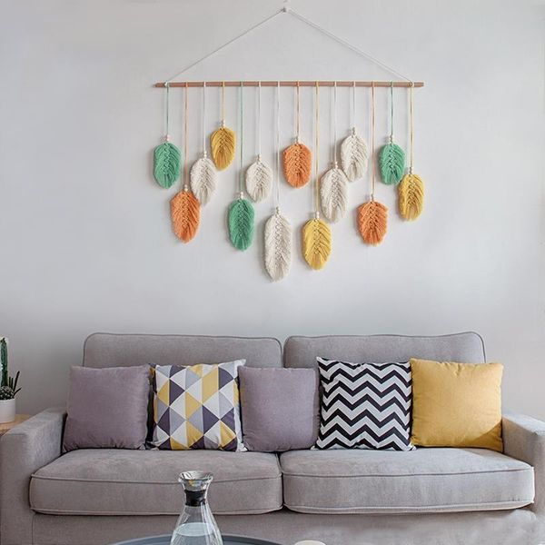 tapestries leaf shaped hand-woven tapestry bedside living room background decoration porch wall hanging ornament without wood stick
tapestries leaf shaped hand-woven tapestry bedside living room background decoration porch wall hanging ornament without wood stick