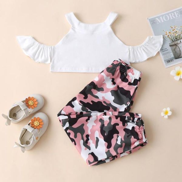 girls casual two-piece clothes set white round collar short sleeve and camouflage printed pattern pants 2-piece outfit clothing sets
girls casual two-piece clothes set white round collar short sleeve and camouflage printed pattern pants 2-piece outfit clothing sets