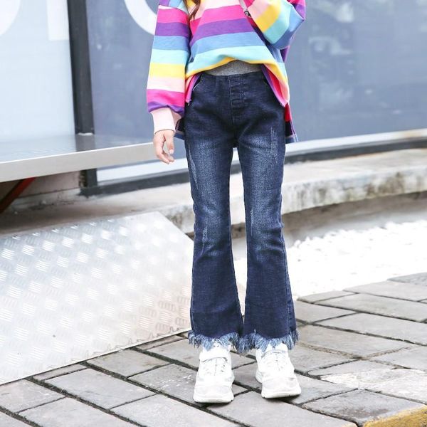 autumn kids jeans girls pants skinny for baby denim trousers bell-bottom wild comfortable elastic, Blue
autumn kids jeans girls pants skinny for baby denim trousers bell-bottom wild comfortable elastic, Blue