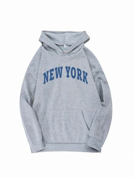 letter graphic kangaroo pocket hoodie e1mn#, White;black
letter graphic kangaroo pocket hoodie e1mn#, White;black