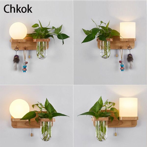 wall lamp chkok modern solid wood bedside simple and creative wooden led nordic art indoor plant
wall lamp chkok modern solid wood bedside simple and creative wooden led nordic art indoor plant