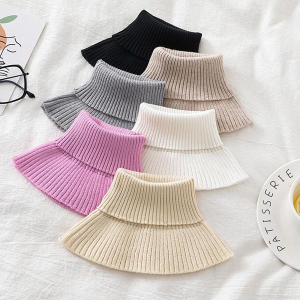 bow ties ribbed knitted false fake collar winter detachable sweater turtleneck dickey vintage solid color neck warmer scarf wrap, Black;gray
bow ties ribbed knitted false fake collar winter detachable sweater turtleneck dickey vintage solid color neck warmer scarf wrap, Black;gray