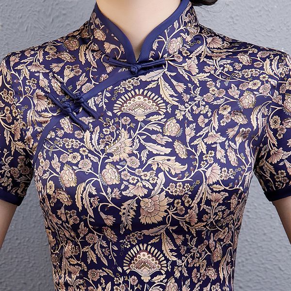 luxury casual dresses summer improved cheongsam middle-aged drs two-piece tang suit short sleeve chine style, Black;gray
luxury casual dresses summer improved cheongsam middle-aged drs two-piece tang suit short sleeve chine style, Black;gray