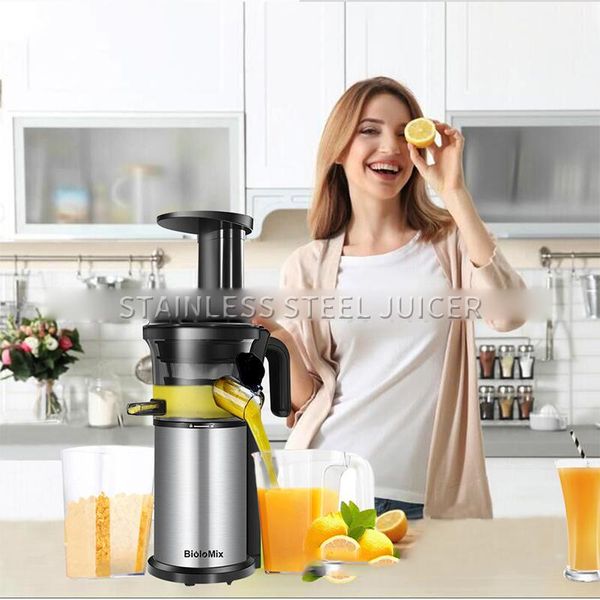 stainless steel slow grinder raw juice machine 40rpm speed juicer slag separation juicers
stainless steel slow grinder raw juice machine 40rpm speed juicer slag separation juicers
