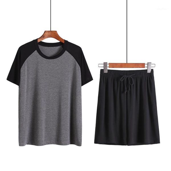 plus size 5xl 6xl men's pajamas summer loose modal thin section cool casual outer wear short-sleeve shorts drawstring pajama set sleepw, Black;brown
plus size 5xl 6xl men's pajamas summer loose modal thin section cool casual outer wear short-sleeve shorts drawstring pajama set sleepw, Black;brown