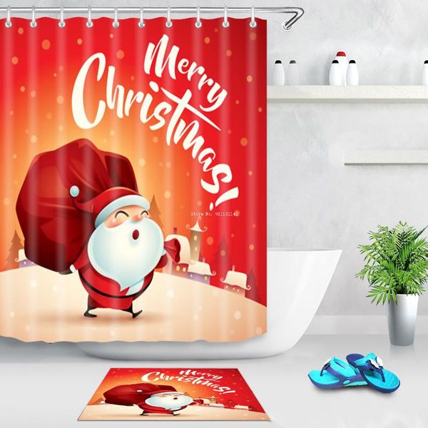 cartoon q version of santa claus digital print bath curtain polyester mildewproof waterproof bathroom shower curtains
cartoon q version of santa claus digital print bath curtain polyester mildewproof waterproof bathroom shower curtains