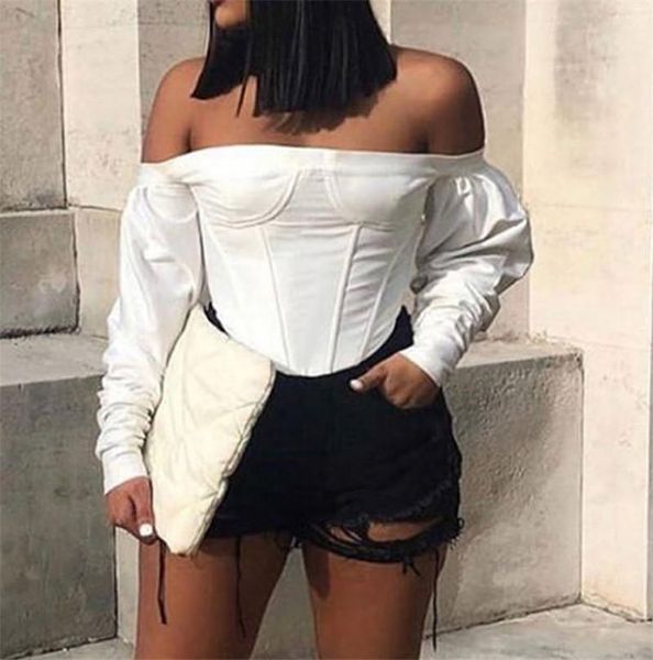 elegant vintage women off shoulder puff long sleeve shirt blouse pullover ladies evening party clubwear crop women's blouses & shirts, White
elegant vintage women off shoulder puff long sleeve shirt blouse pullover ladies evening party clubwear crop women's blouses & shirts, White