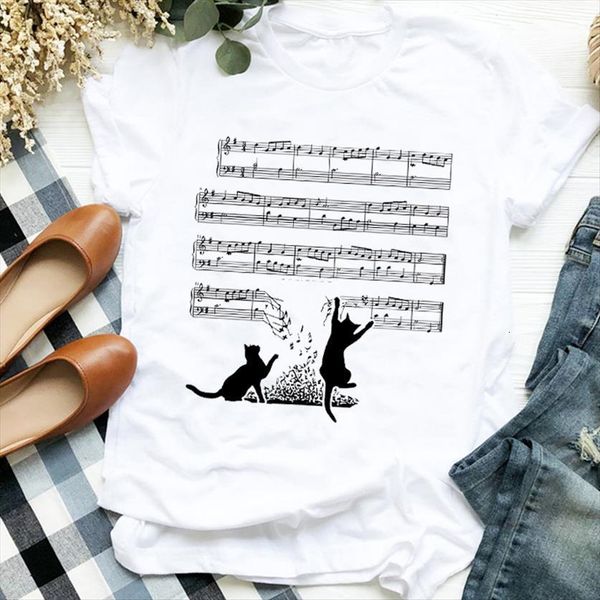 cartoon cat playing pet trend womens animal fashion print tee clothes graphic t, White
cartoon cat playing pet trend womens animal fashion print tee clothes graphic t, White