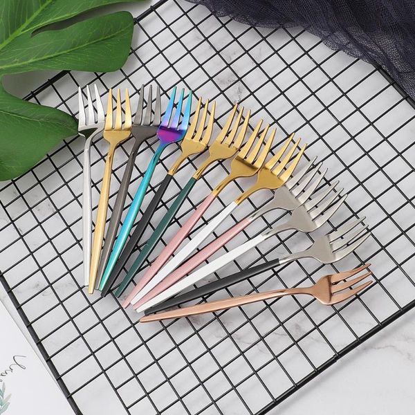 forks 1 pc gold glossy tea fork stainless steel cutlery tableware for fruit salad flatware kitchen dessert snack cake utensils
forks 1 pc gold glossy tea fork stainless steel cutlery tableware for fruit salad flatware kitchen dessert snack cake utensils