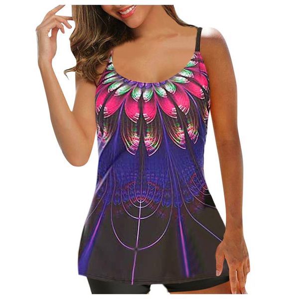 women's swimwear tankini large digital print spring beach resort split swimsuit set bathing suit summer biquini s-5xl, White;black
women's swimwear tankini large digital print spring beach resort split swimsuit set bathing suit summer biquini s-5xl, White;black