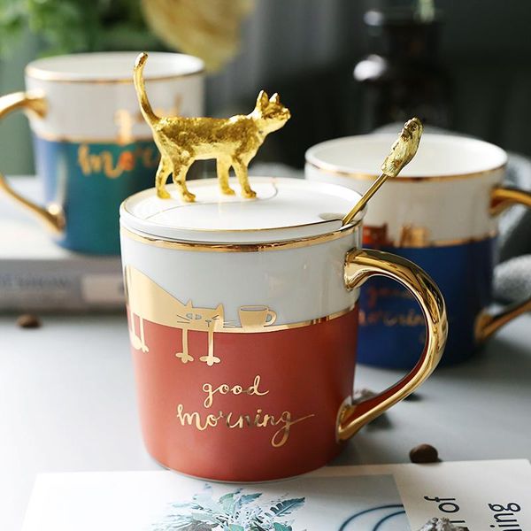 mugs creative 3d personality cup ceramic mug with lid spoon cat couple water coffee men and women teacup cute cl82603
mugs creative 3d personality cup ceramic mug with lid spoon cat couple water coffee men and women teacup cute cl82603