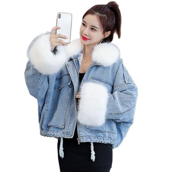 women's jackets women winter han edition loose thickening heavy hair plush bladder led cowboy parties overcome female cotton short coat, Black;brown
women's jackets women winter han edition loose thickening heavy hair plush bladder led cowboy parties overcome female cotton short coat, Black;brown