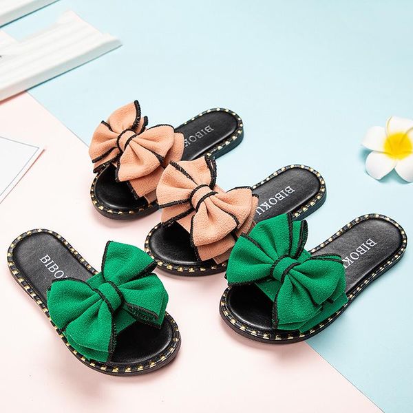 slipper girls beach slippers 2021 family matching slides with bow-knot floral princess sweet children breathable cute, Black;grey
slipper girls beach slippers 2021 family matching slides with bow-knot floral princess sweet children breathable cute, Black;grey