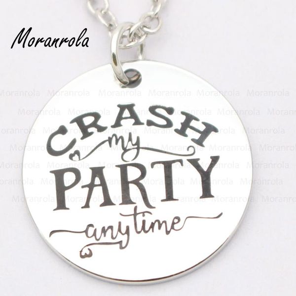 pendant necklaces arried "crash my party anytime "copper necklace &keychain,charm, hand stamped jewelry saying quote charm, Silver
pendant necklaces arried "crash my party anytime "copper necklace &keychain,charm, hand stamped jewelry saying quote charm, Silver