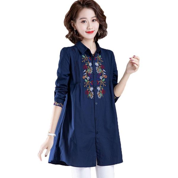 women's blouses & shirts women cotton 2021 fine embroidery spring autumn shirt loose plus size retro blouse long sleeve female d, White
women's blouses & shirts women cotton 2021 fine embroidery spring autumn shirt loose plus size retro blouse long sleeve female d, White