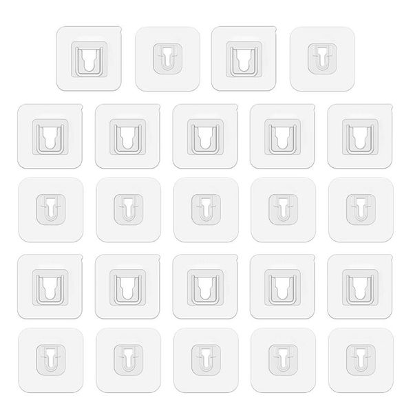 hooks & rails 22 pairs double-sided adhesive wall household storage hangers 
hooks & rails 22 pairs double-sided adhesive wall household storage hangers