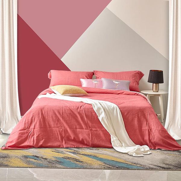 bedding sets wedding gift 6 feet bed sheets and pillowcases 100% cotton perfect quality home duvet cover 220x240
bedding sets wedding gift 6 feet bed sheets and pillowcases 100% cotton perfect quality home duvet cover 220x240