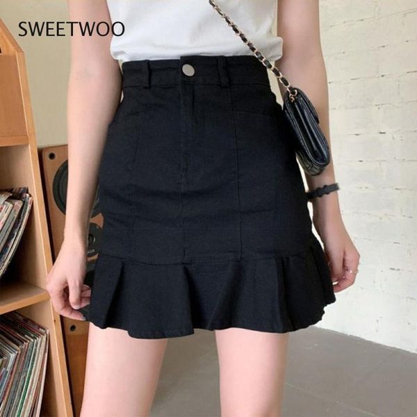 skirts women abdomen solid minimalist high waist above knee leisure stylish all-match autumn bf style student elegant streetwear, Black
skirts women abdomen solid minimalist high waist above knee leisure stylish all-match autumn bf style student elegant streetwear, Black