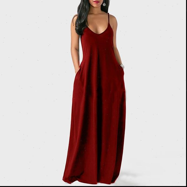 women dress womens summer long dresses loose solid spaghetti straps maxi casual plus size sleeveless o neck beach pockets, Black;gray
women dress womens summer long dresses loose solid spaghetti straps maxi casual plus size sleeveless o neck beach pockets, Black;gray