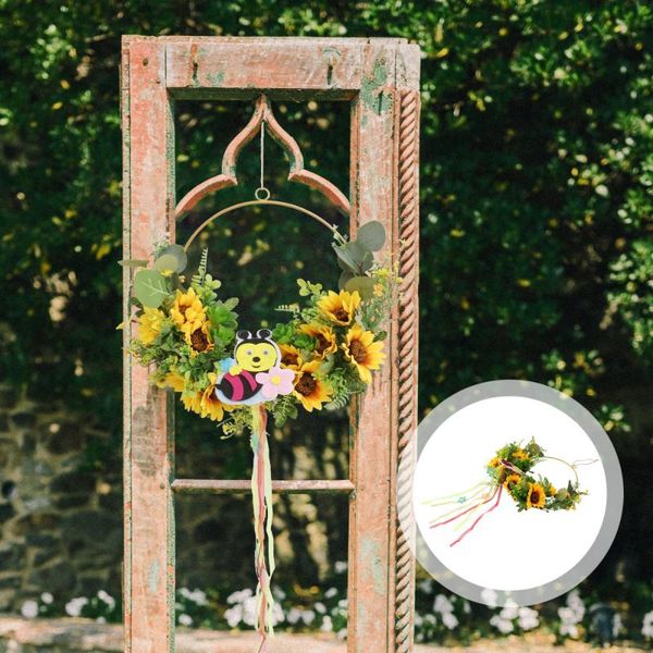 decorative flowers & wreaths 1pc wreath festival hanging garland ornament bee theme yellow
decorative flowers & wreaths 1pc wreath festival hanging garland ornament bee theme yellow