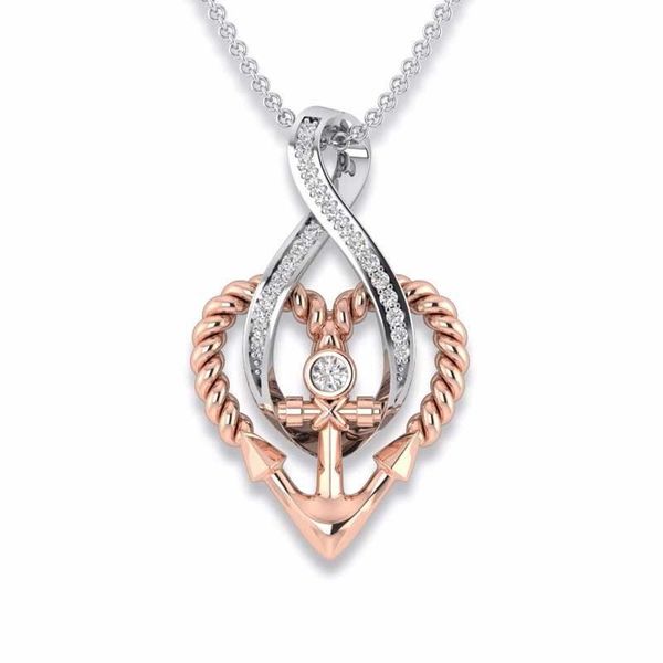 berbeny 2021 infinity heart necklaces women crystal nautical jewelry rose gold anchor cross necklace chain gifts chains, Silver
berbeny 2021 infinity heart necklaces women crystal nautical jewelry rose gold anchor cross necklace chain gifts chains, Silver