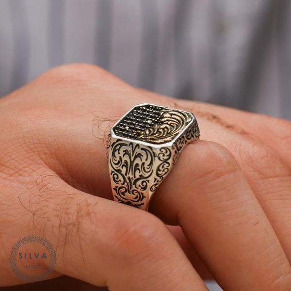 cluster rings zircon 925 silver men's ring. jewelry stamped with stamp all sizes are available, Golden;silver
cluster rings zircon 925 silver men's ring. jewelry stamped with stamp all sizes are available, Golden;silver