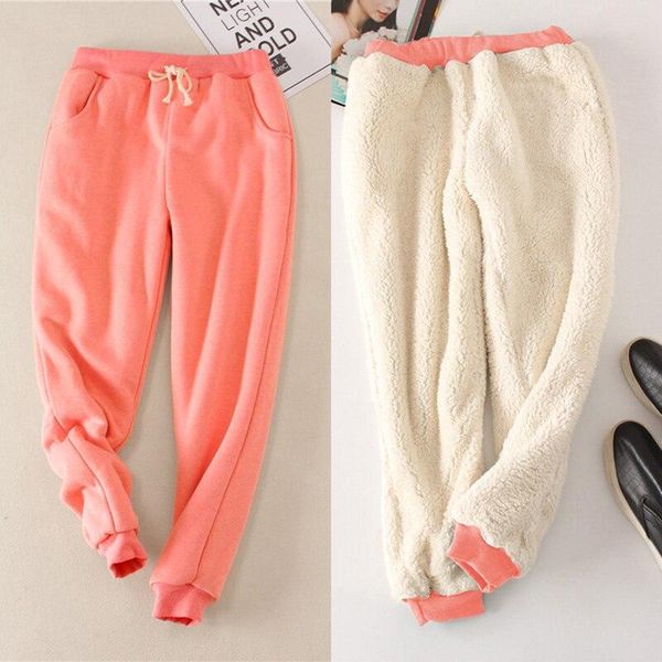 women thick warm fleece trousers lady solid running sport gym sweatpants pantalones mujer winter casual velvet pants women's & capris, Black;white
women thick warm fleece trousers lady solid running sport gym sweatpants pantalones mujer winter casual velvet pants women's & capris, Black;white