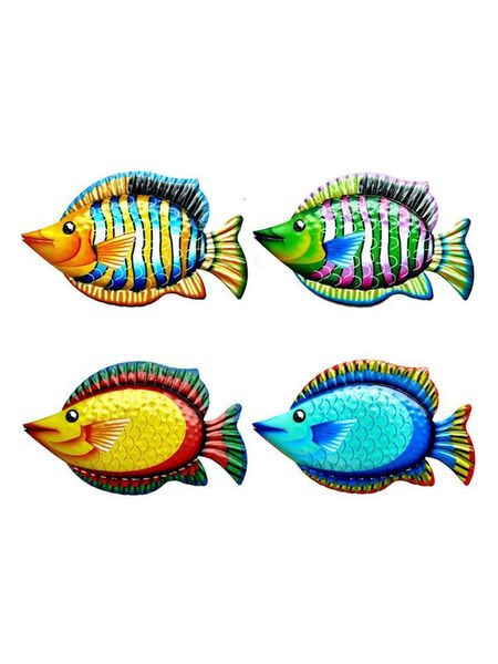 decorative objects & figurines 4pcs coastal metal fish figurine wall decor pool garden lawn fence pendant ornaments home office hanging art
decorative objects & figurines 4pcs coastal metal fish figurine wall decor pool garden lawn fence pendant ornaments home office hanging art