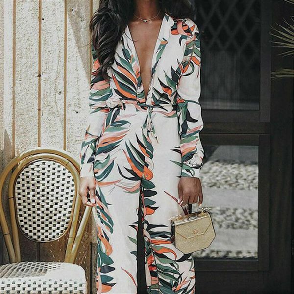 women's jumpsuits & rompers autumn deep v neck sashes jumpsuit women long sleeve casual overalls office lady print pants, Black;white
women's jumpsuits & rompers autumn deep v neck sashes jumpsuit women long sleeve casual overalls office lady print pants, Black;white