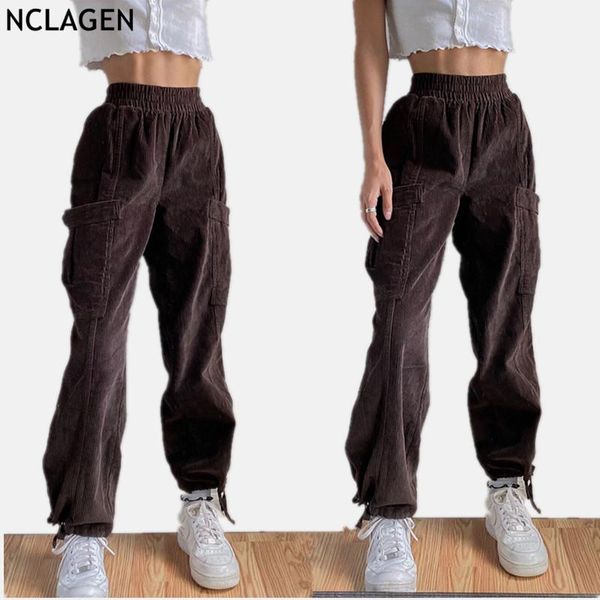 chic corduroy pants 2021 winter spring vintage ribbed loose casual fashion pockets trousers women street matching capris women's &, Black;white
chic corduroy pants 2021 winter spring vintage ribbed loose casual fashion pockets trousers women street matching capris women's &, Black;white
