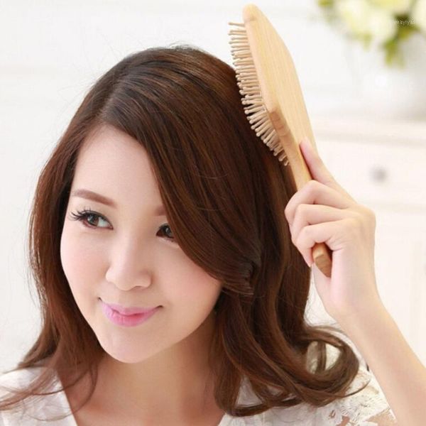 wooden spa massage comb hair care paddle pointed handle teeth brush antistatic cushion comb1, Silver
wooden spa massage comb hair care paddle pointed handle teeth brush antistatic cushion comb1, Silver