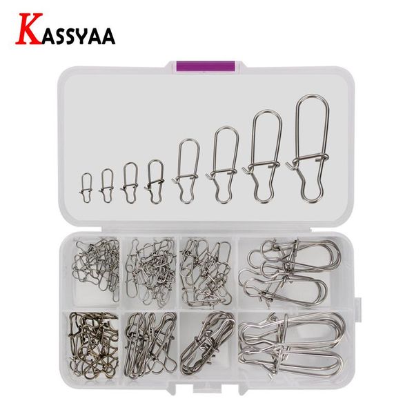 fishing hooks 100pcs barrel swivel safety snaps set #0 #1 #2 #3 #5 #6 #7 #8 stainless steel rings snap fishhook accessories
fishing hooks 100pcs barrel swivel safety snaps set #0 #1 #2 #3 #5 #6 #7 #8 stainless steel rings snap fishhook accessories