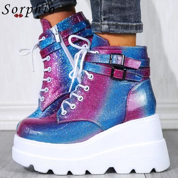 boots sorphio drop ins colorful platform ankle women brand mixed-color motorcycle wedges shoes woman, Black
boots sorphio drop ins colorful platform ankle women brand mixed-color motorcycle wedges shoes woman, Black