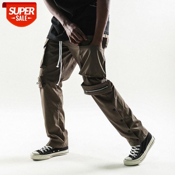solid color multi-pocket side-breasted slacks overalls men's vibe style loose casual straight-leg trousers #es9v, Black
solid color multi-pocket side-breasted slacks overalls men's vibe style loose casual straight-leg trousers #es9v, Black