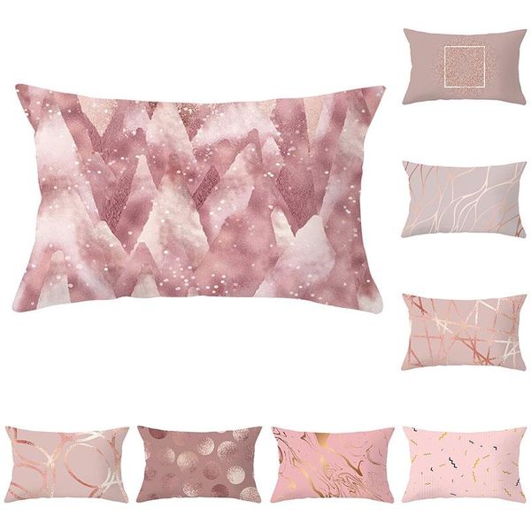 pillow case classic pink rectangle/polyester cushion cover geometric throw pillowcase for sofa decorative pillows covers 30*50cm
pillow case classic pink rectangle/polyester cushion cover geometric throw pillowcase for sofa decorative pillows covers 30*50cm