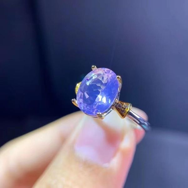 cluster rings natural lavender amethyst ring 925 silver women's two-color electroplating process simple atmosphere, Golden;silver
cluster rings natural lavender amethyst ring 925 silver women's two-color electroplating process simple atmosphere, Golden;silver