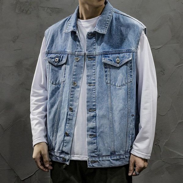 men's vests mens waistcoats safari style denim waistcoat men multi-pocket jacket outerwear casual cowboy coat male, Black;white
men's vests mens waistcoats safari style denim waistcoat men multi-pocket jacket outerwear casual cowboy coat male, Black;white