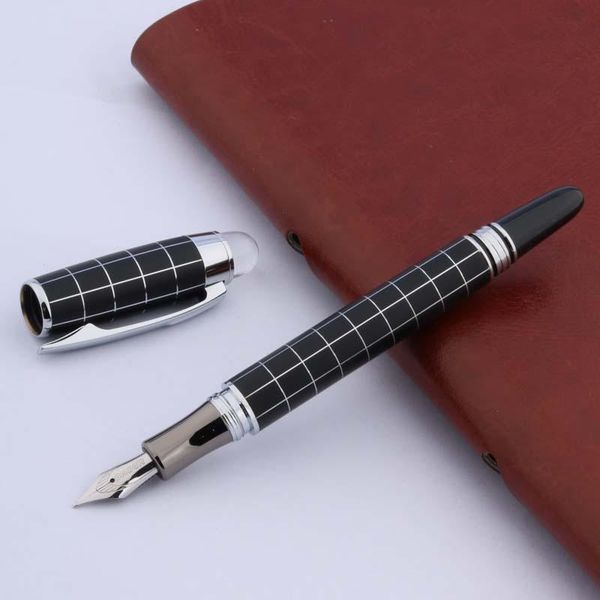 fountain pens baoer 79 metal silver piece trim m wave gift pen
fountain pens baoer 79 metal silver piece trim m wave gift pen