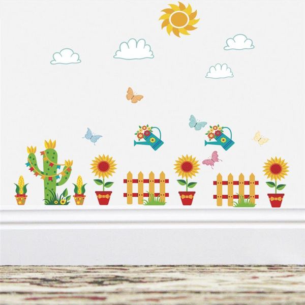 wall stickers flower pot cactus garden fence for baseboard bedroom decoration plant pastoral mural art diy home decor decal
wall stickers flower pot cactus garden fence for baseboard bedroom decoration plant pastoral mural art diy home decor decal