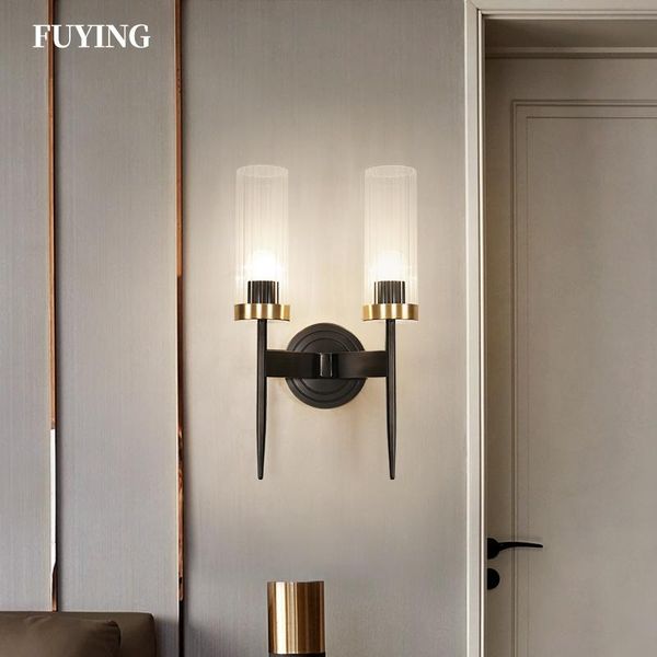 wall lamp sconces indoor lighting copper luxury living room bedroom bedside high transparent glass lampshade aisle corridor
wall lamp sconces indoor lighting copper luxury living room bedroom bedside high transparent glass lampshade aisle corridor