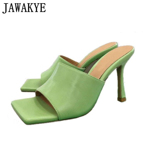 new high heel mules slippers shoes woman green genuine leather square toe stiletto party shoes slip on casual sandals mujer, Black
new high heel mules slippers shoes woman green genuine leather square toe stiletto party shoes slip on casual sandals mujer, Black