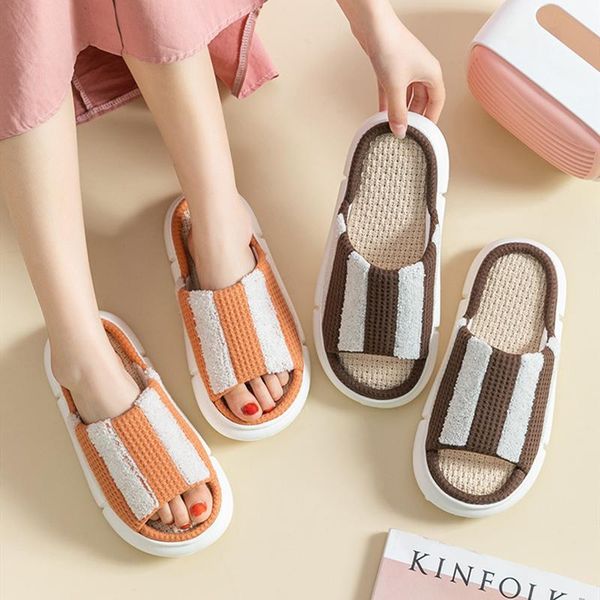 house simple women slippers comfortable mute bedroom couples cotton shoes breathable non-slip home ladies slides, Black
house simple women slippers comfortable mute bedroom couples cotton shoes breathable non-slip home ladies slides, Black