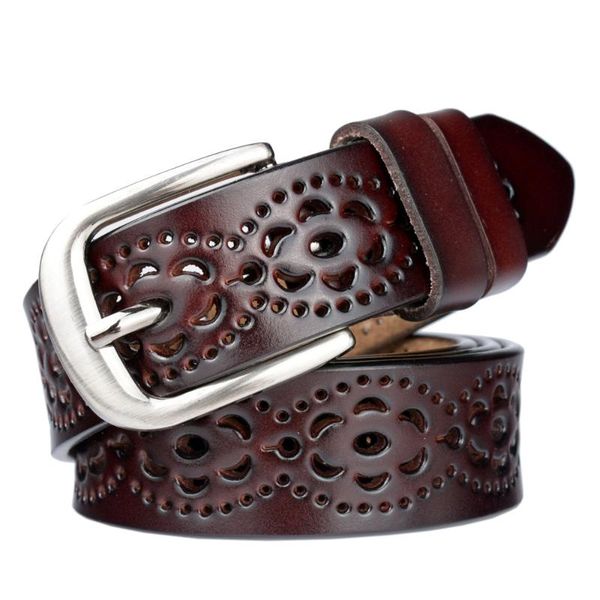 belts women's pin buckle hollow leather belt jeans vintage wild luxury fashion high-grade student colorful carve pattern, Black;brown
belts women's pin buckle hollow leather belt jeans vintage wild luxury fashion high-grade student colorful carve pattern, Black;brown
