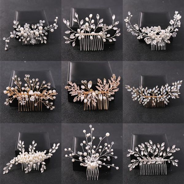 hair clips & barrettes flower simulated pearl crystal wedding comb accessories for bride women headpiece ornament jewelry hairpins, Golden;silver
hair clips & barrettes flower simulated pearl crystal wedding comb accessories for bride women headpiece ornament jewelry hairpins, Golden;silver