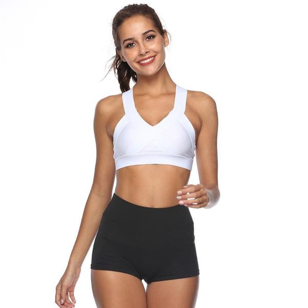 gym clothing fashion fitness sports bra for women no trace steel ring running yoga underwear female bodice comfortable brassiere est, White;black
gym clothing fashion fitness sports bra for women no trace steel ring running yoga underwear female bodice comfortable brassiere est, White;black