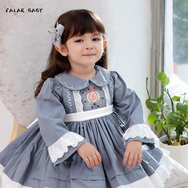 autumn children wedding party clothing princess dress grey long-sleeved baby girls spanish style spring girl's dresses, Red;yellow
autumn children wedding party clothing princess dress grey long-sleeved baby girls spanish style spring girl's dresses, Red;yellow