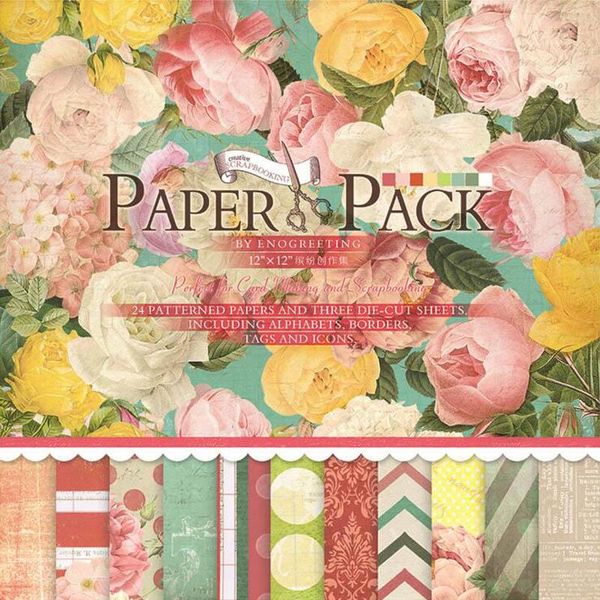 other arts and crafts 24 sheets 305*305mm handmade craft paper background pad beautiful diy vintage floral design scrapbooking pack
other arts and crafts 24 sheets 305*305mm handmade craft paper background pad beautiful diy vintage floral design scrapbooking pack