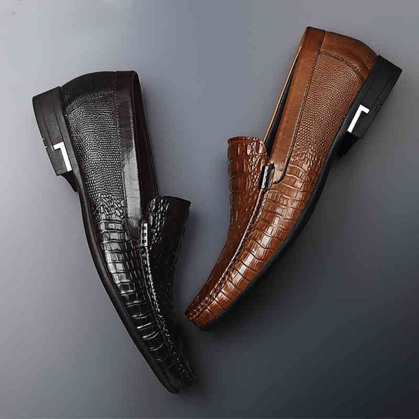 dress shoes phenkang men leather alligator texture slip-on casual male sneakers loafer mens coffee men's loafers driving dr6x, Black
dress shoes phenkang men leather alligator texture slip-on casual male sneakers loafer mens coffee men's loafers driving dr6x, Black