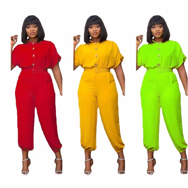 rompers women overalls with high-waisted buttons up to short sleeves, casual-red yellow-green african fashion ladies playsuits tendencies w8, Black;white
rompers women overalls with high-waisted buttons up to short sleeves, casual-red yellow-green african fashion ladies playsuits tendencies w8, Black;white